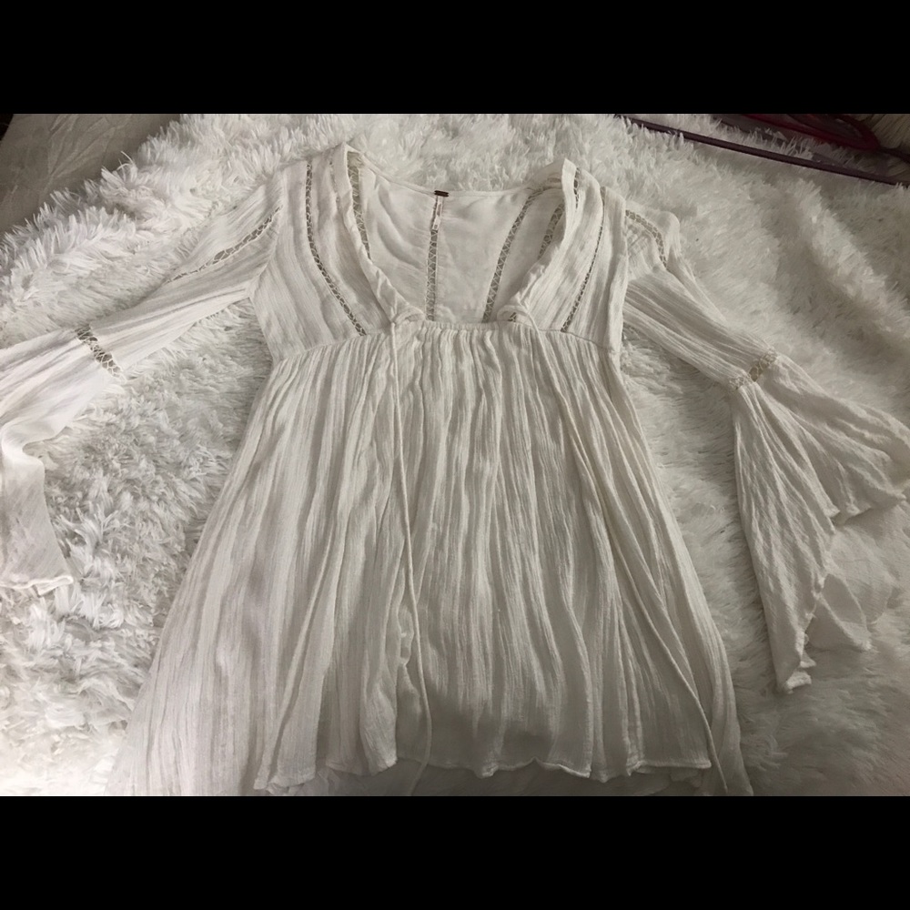 White Free People Top